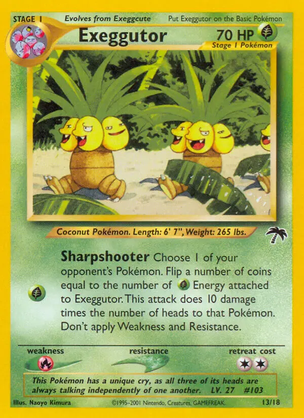 Exeggutor — Southern Islands card #13