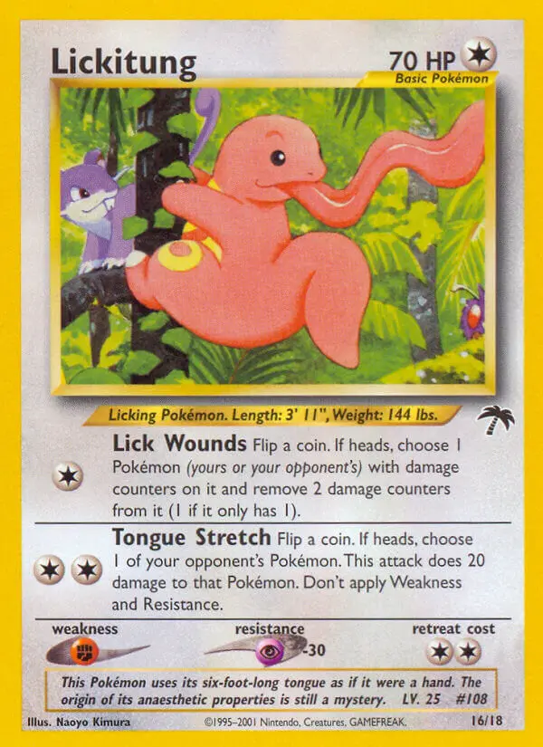 Lickitung — Southern Islands card #16