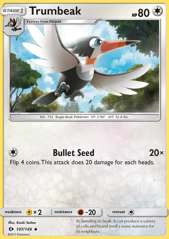 Trumbeak — Sun & Moon card #107