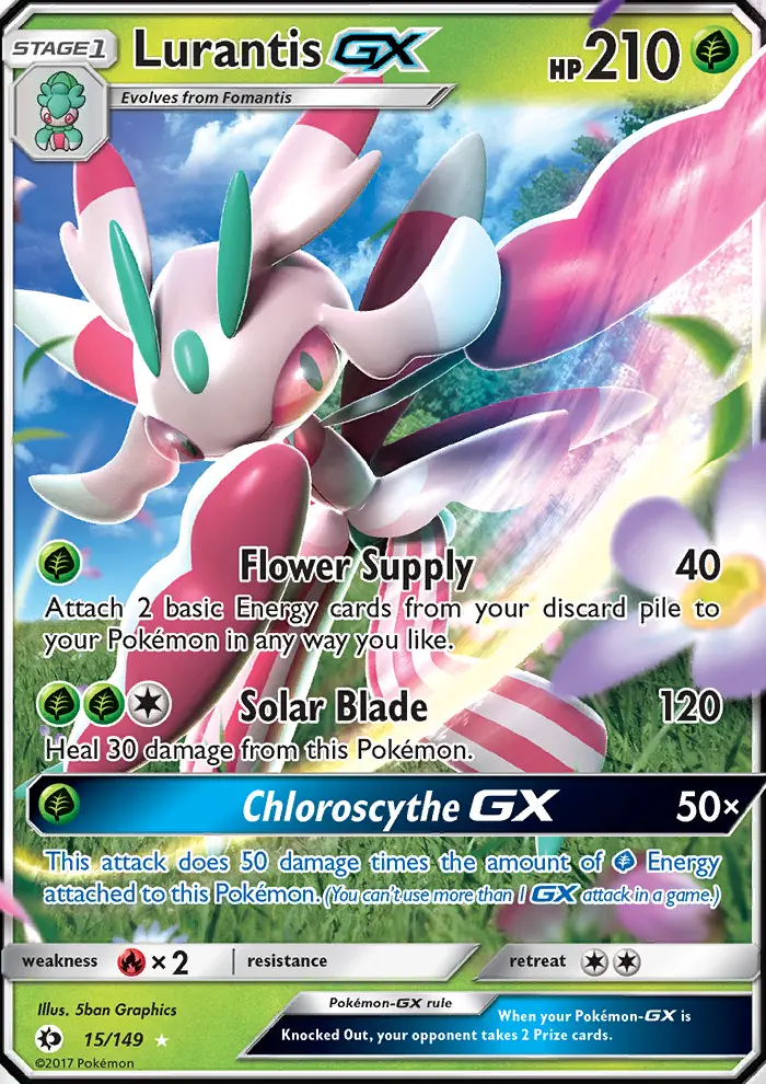 Lurantis GX — Sun & Moon card #15