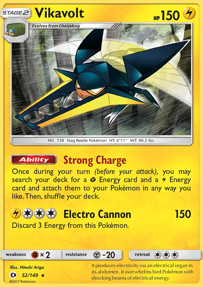 Vikavolt — Sun & Moon card #52