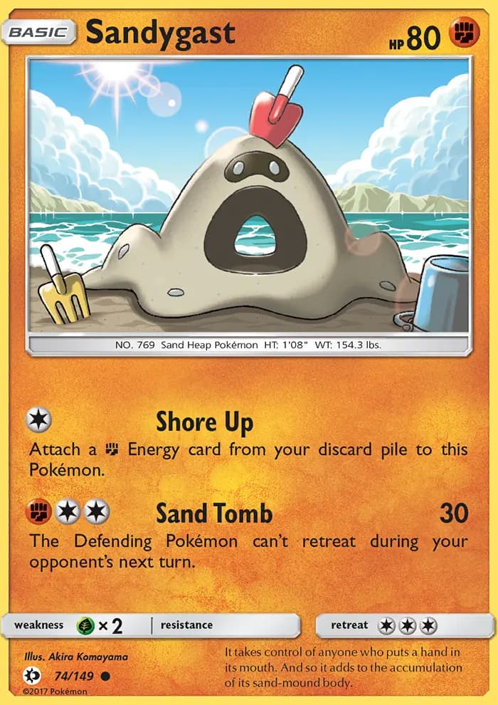 Sandygast — Sun & Moon card #74