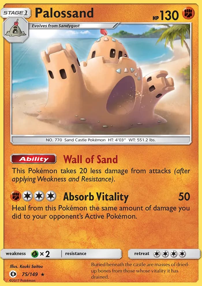 Palossand — Sun & Moon card #75
