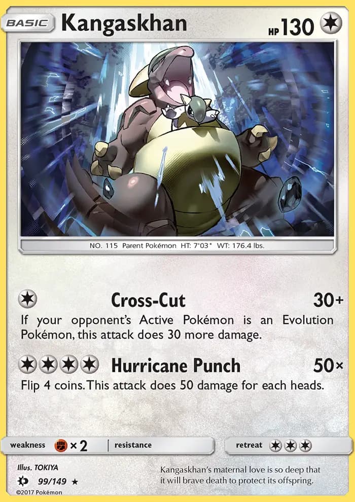 Kangaskhan — Sun & Moon card #99