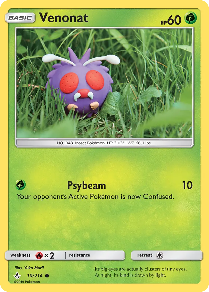 Venonat — Unbroken Bonds card #10