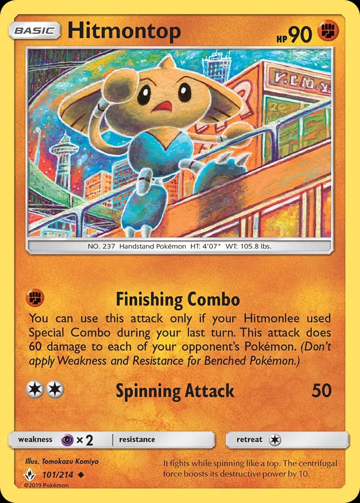 Hitmontop — Unbroken Bonds card #101