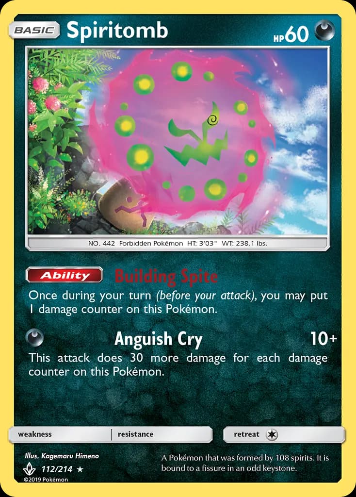 Spiritomb — Unbroken Bonds card #112