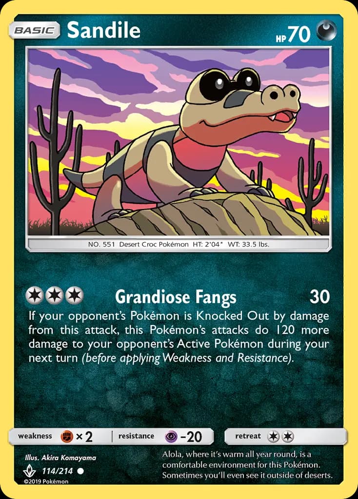 Sandile — Unbroken Bonds card #114