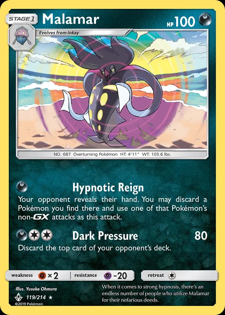 Malamar — Unbroken Bonds card #119