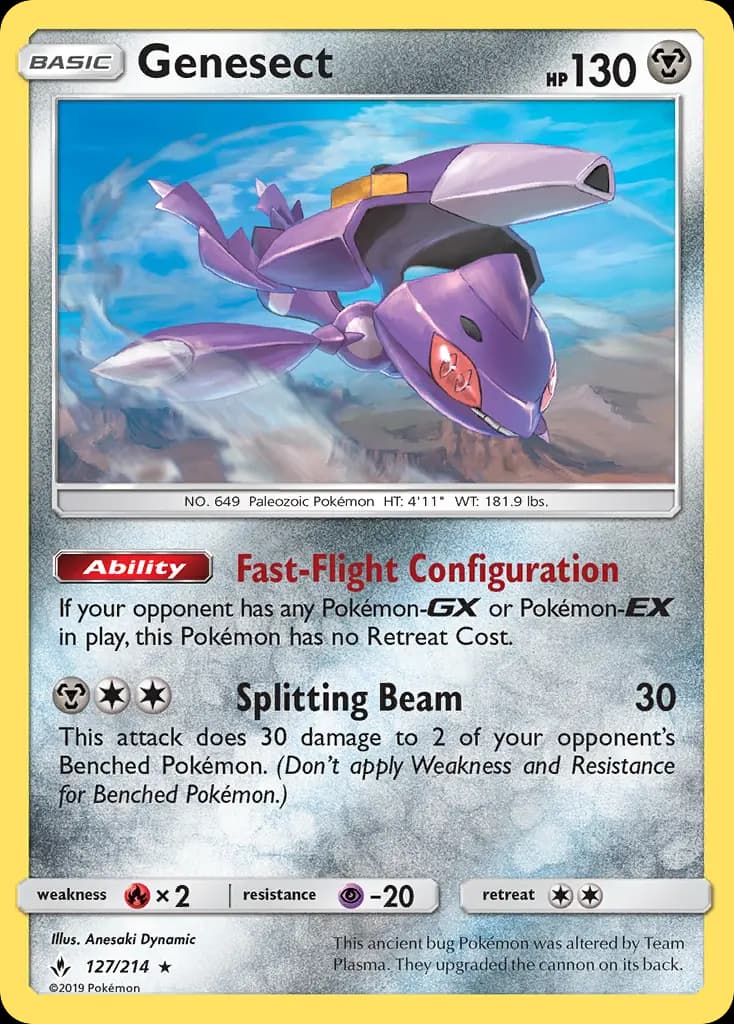 Genesect — Unbroken Bonds card #127
