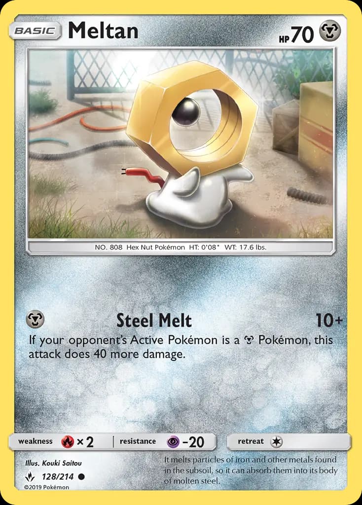 Meltan — Unbroken Bonds card #128