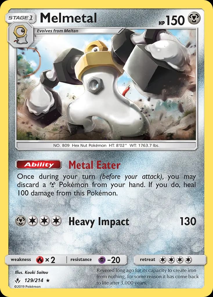 Melmetal — Unbroken Bonds card #129