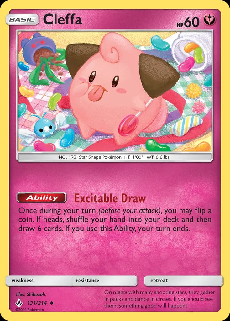 Cleffa — Unbroken Bonds card #131