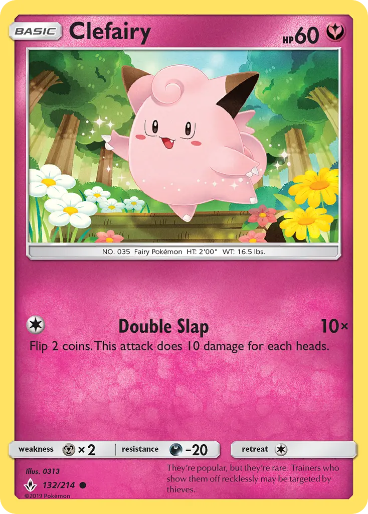 Clefairy — Unbroken Bonds card #132