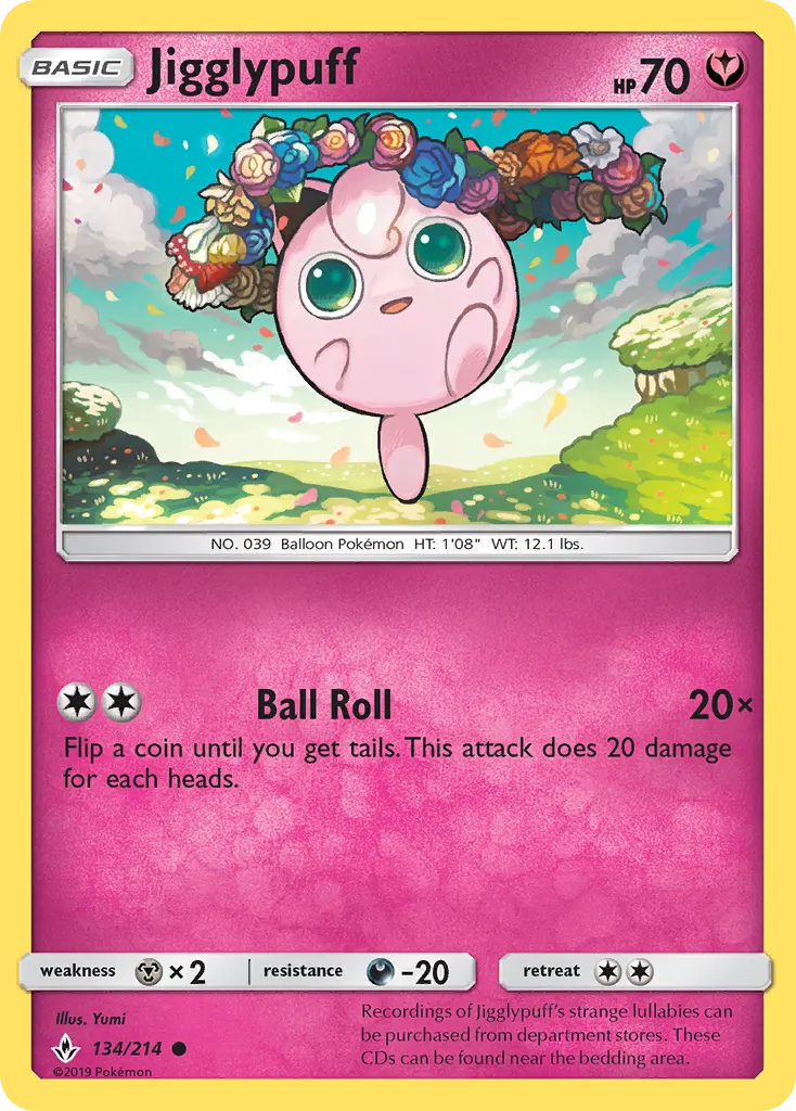 Jigglypuff — Unbroken Bonds card #134