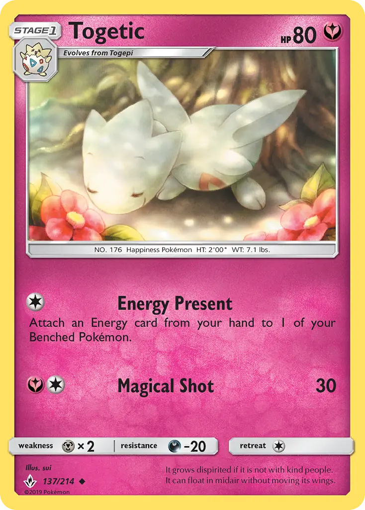 Togetic — Unbroken Bonds card #137