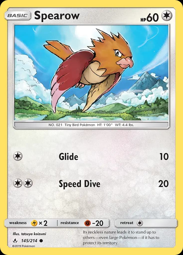 Spearow — Unbroken Bonds card #145