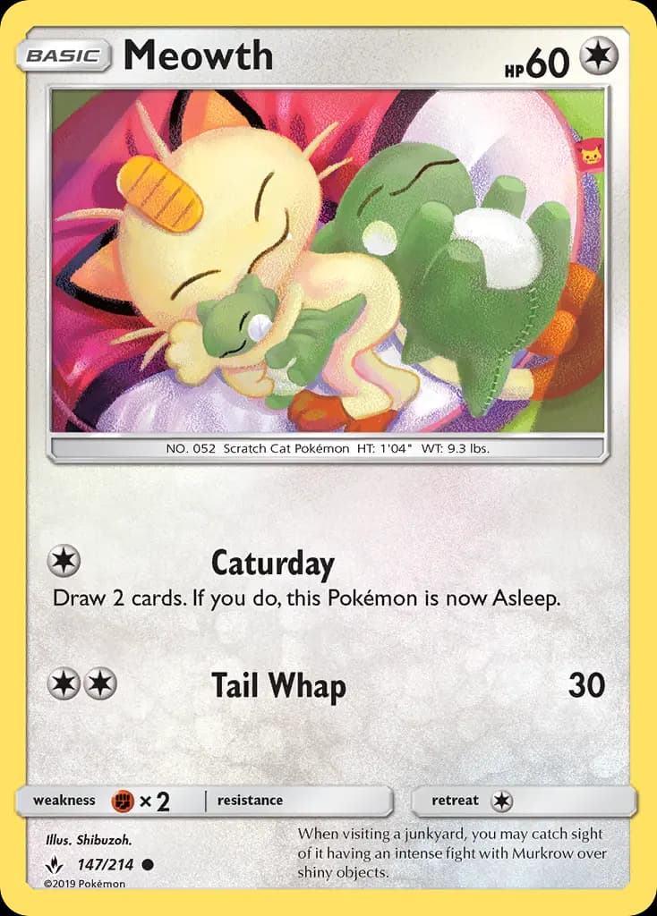 Meowth — Unbroken Bonds card #147