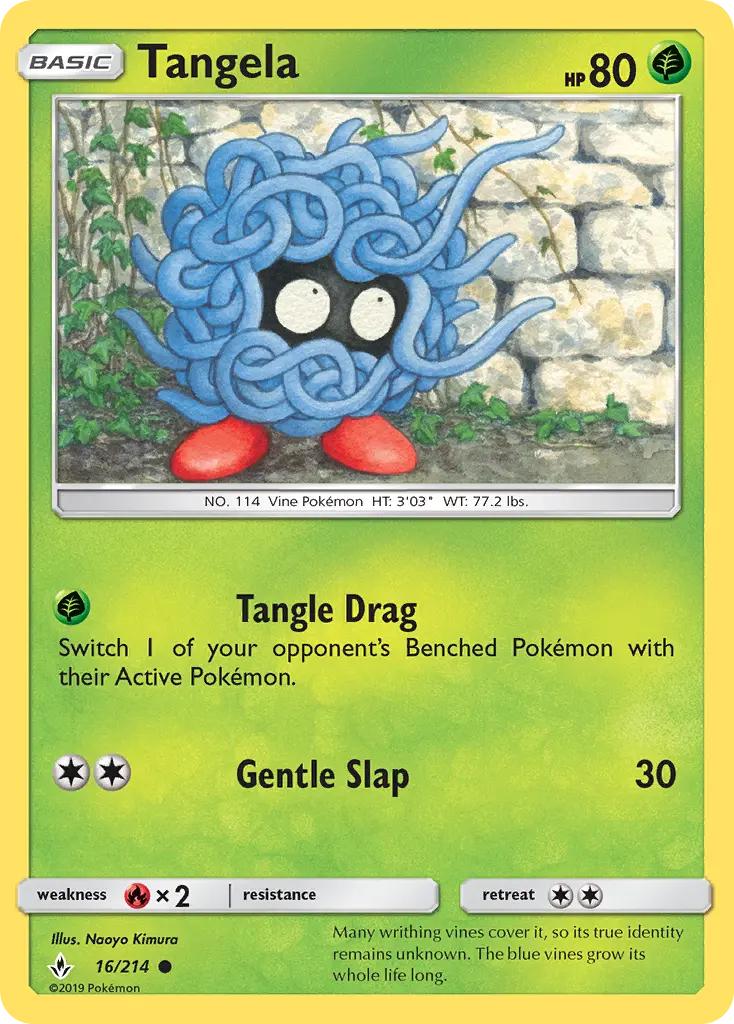 Tangela — Unbroken Bonds card #16