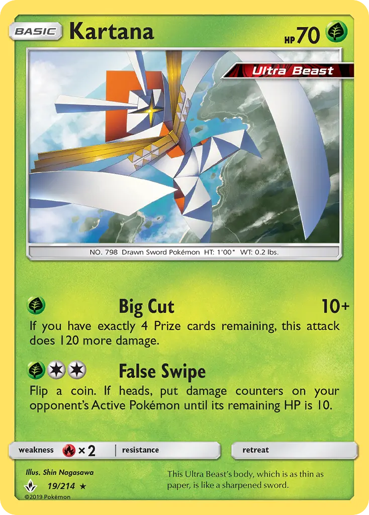 Kartana — Unbroken Bonds card #19