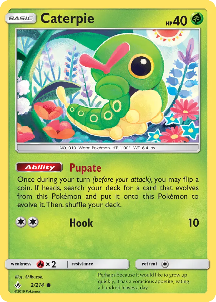 Caterpie — Unbroken Bonds card #2