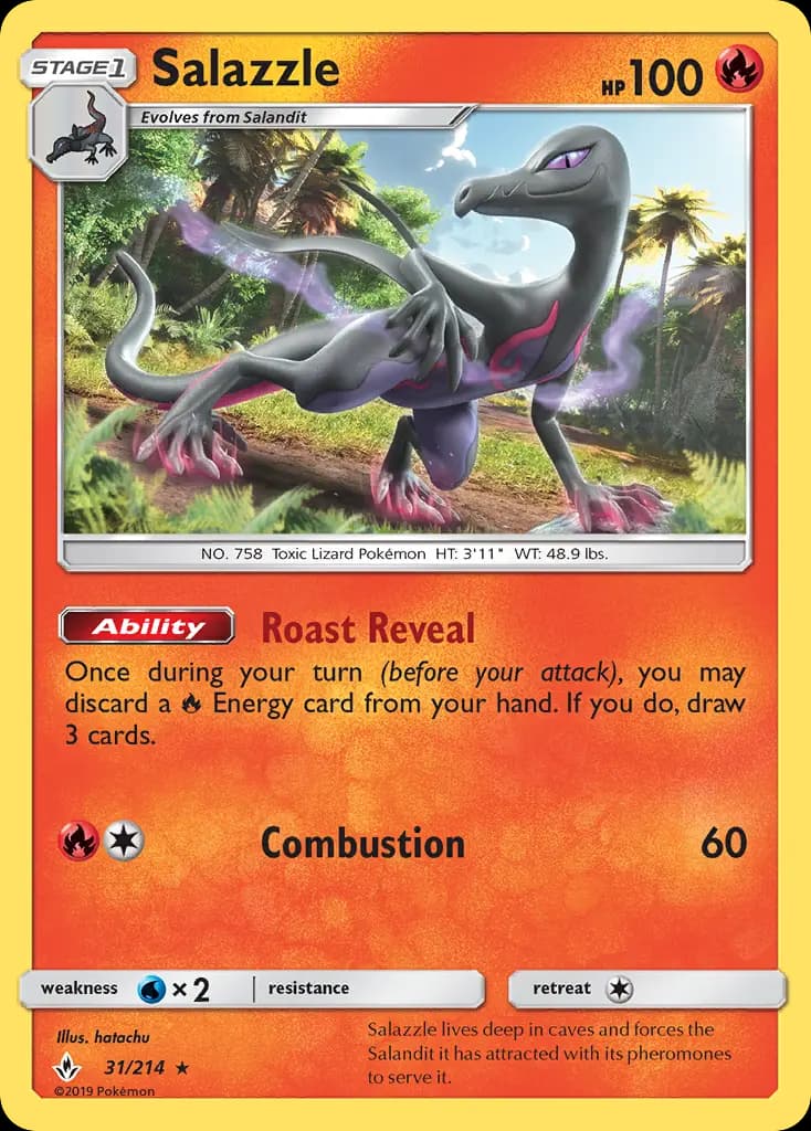 Salazzle — Unbroken Bonds card #31