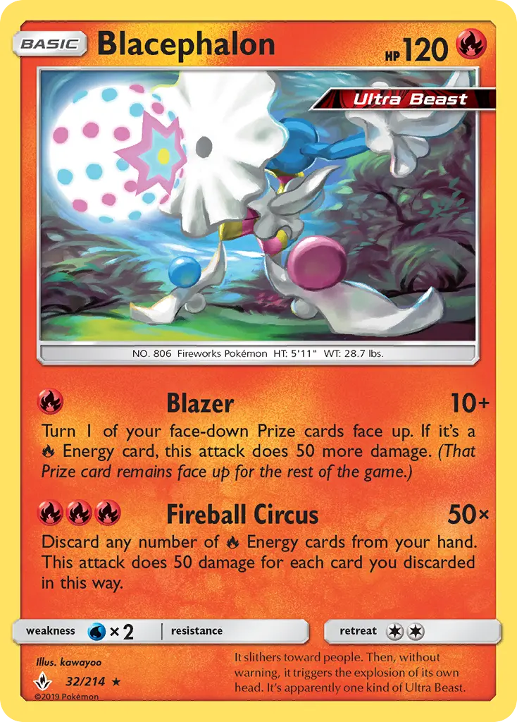 Blacephalon — Unbroken Bonds card #32