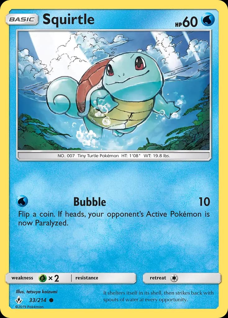 Squirtle — Unbroken Bonds card #33