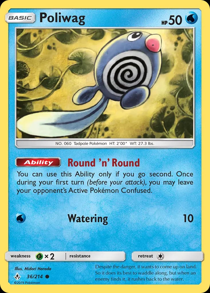 Poliwag — Unbroken Bonds card #36