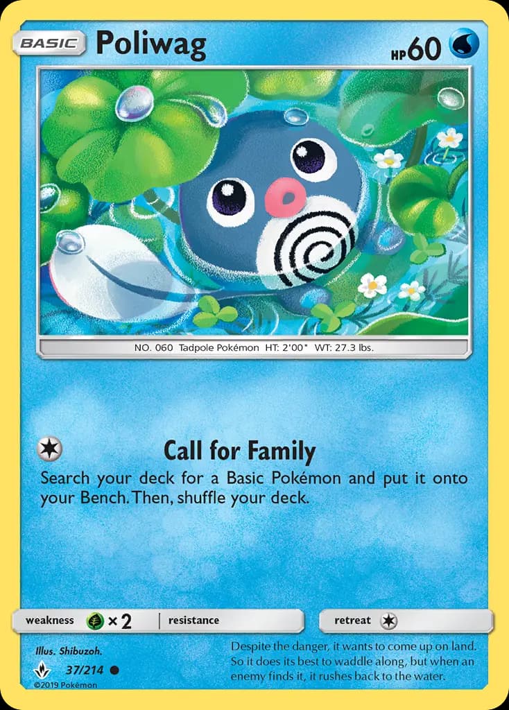 Poliwag — Unbroken Bonds card #37
