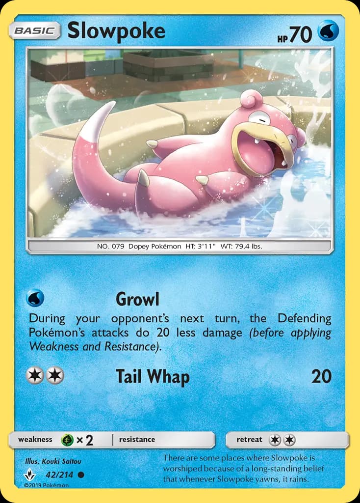 Slowpoke — Unbroken Bonds card #42