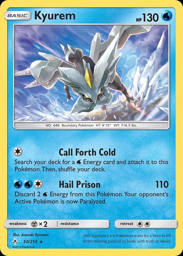 Kyurem — Unbroken Bonds card #50