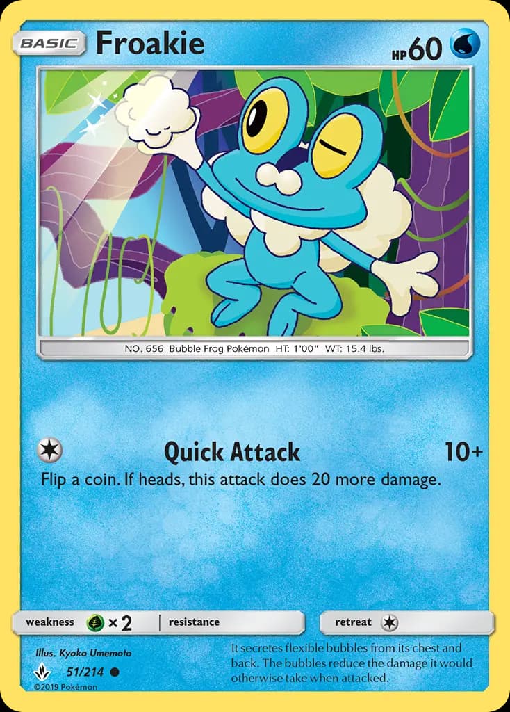 Froakie — Unbroken Bonds card #51