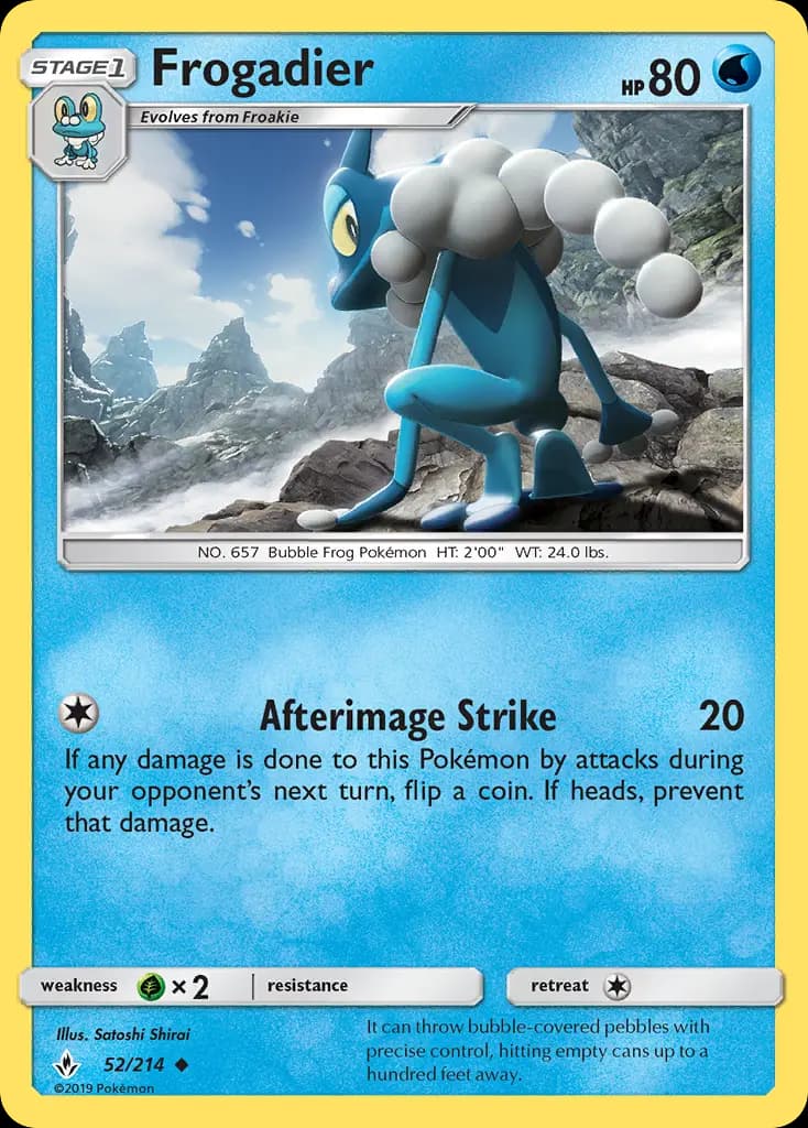 Frogadier — Unbroken Bonds card #52