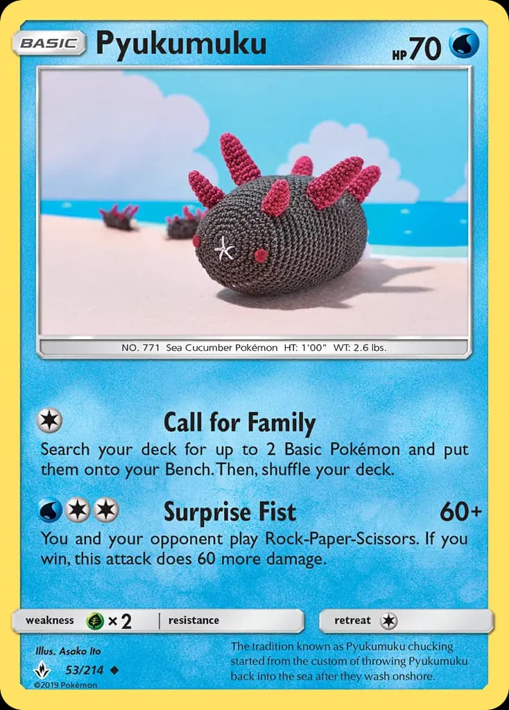 Pyukumuku — Unbroken Bonds card #53