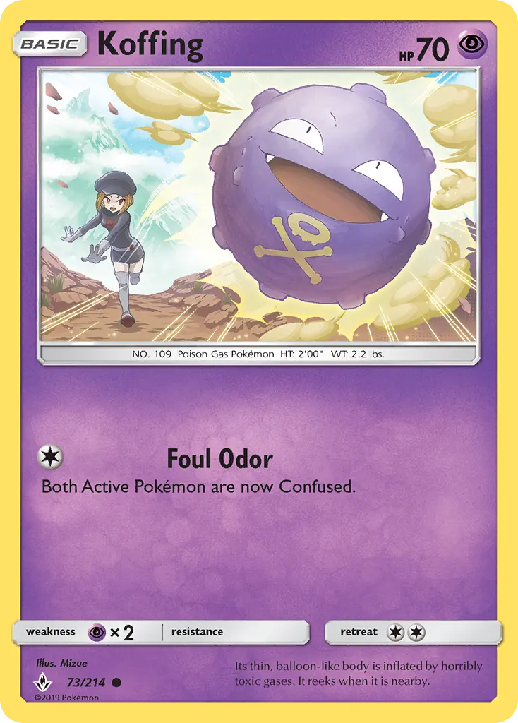 Koffing — Unbroken Bonds card #73