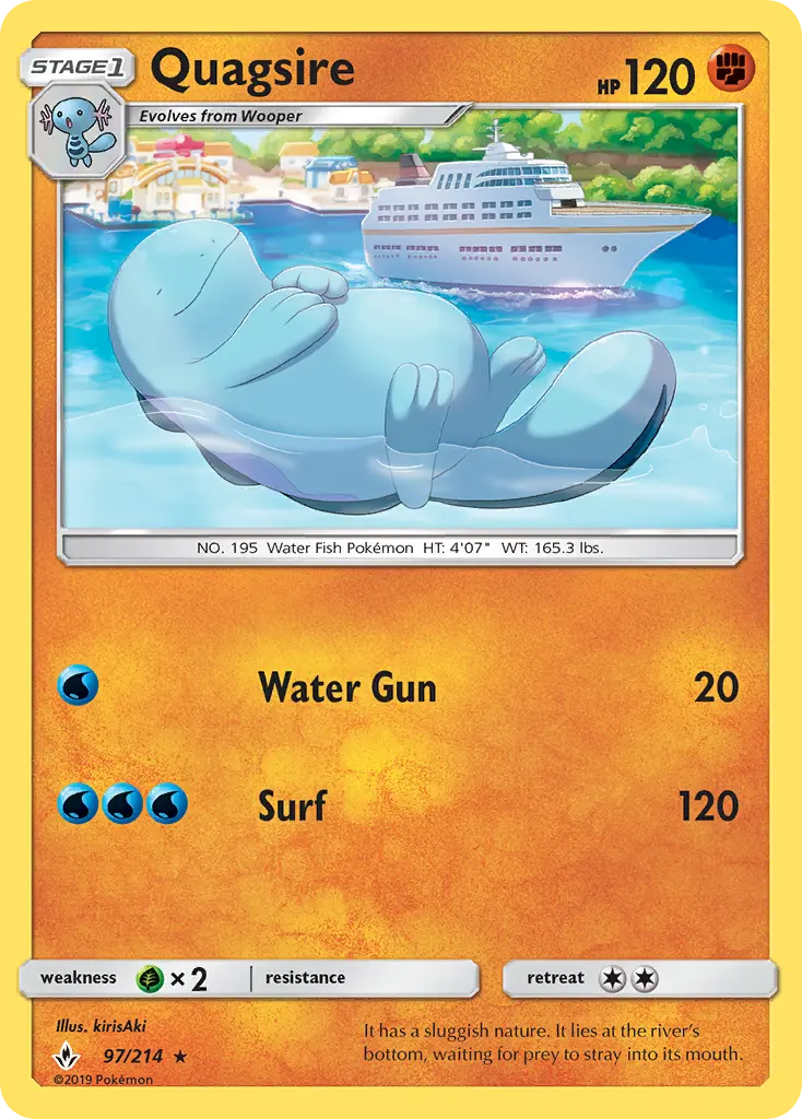 Quagsire — Unbroken Bonds card #97