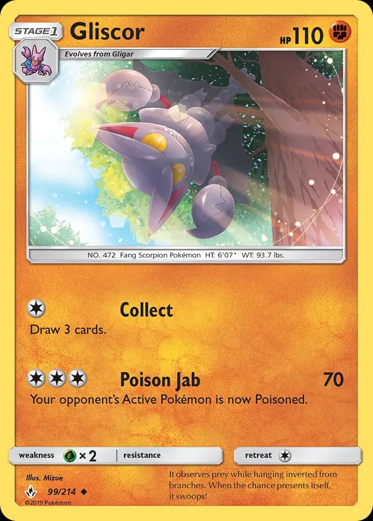 Gliscor — Unbroken Bonds card #99