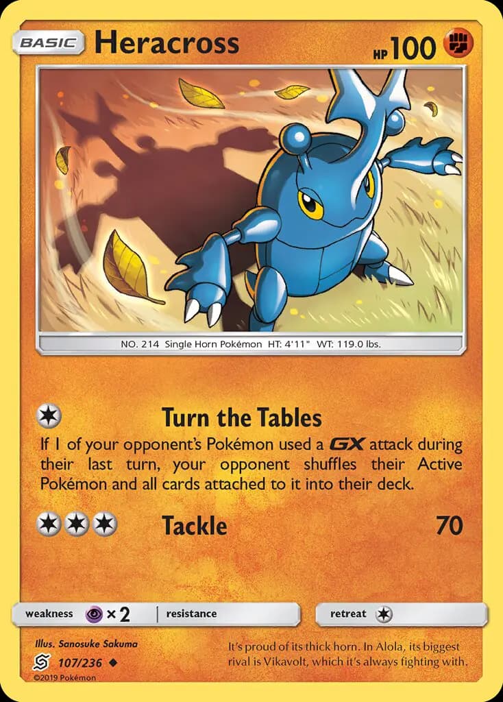 Heracross — Unified Minds card #107