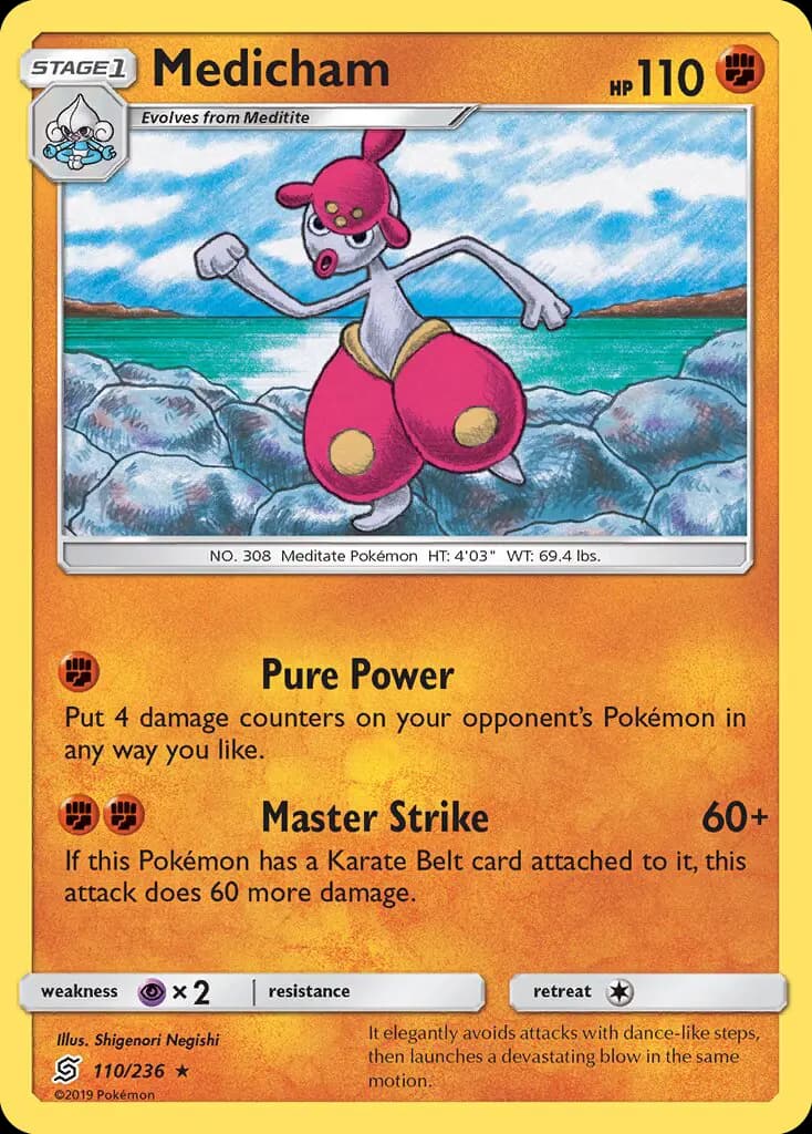 Medicham — Unified Minds card #110