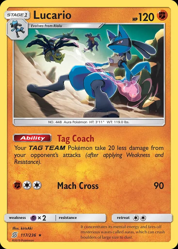 Lucario — Unified Minds card #117