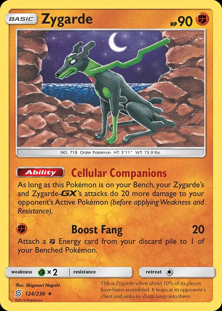Zygarde — Unified Minds card #124