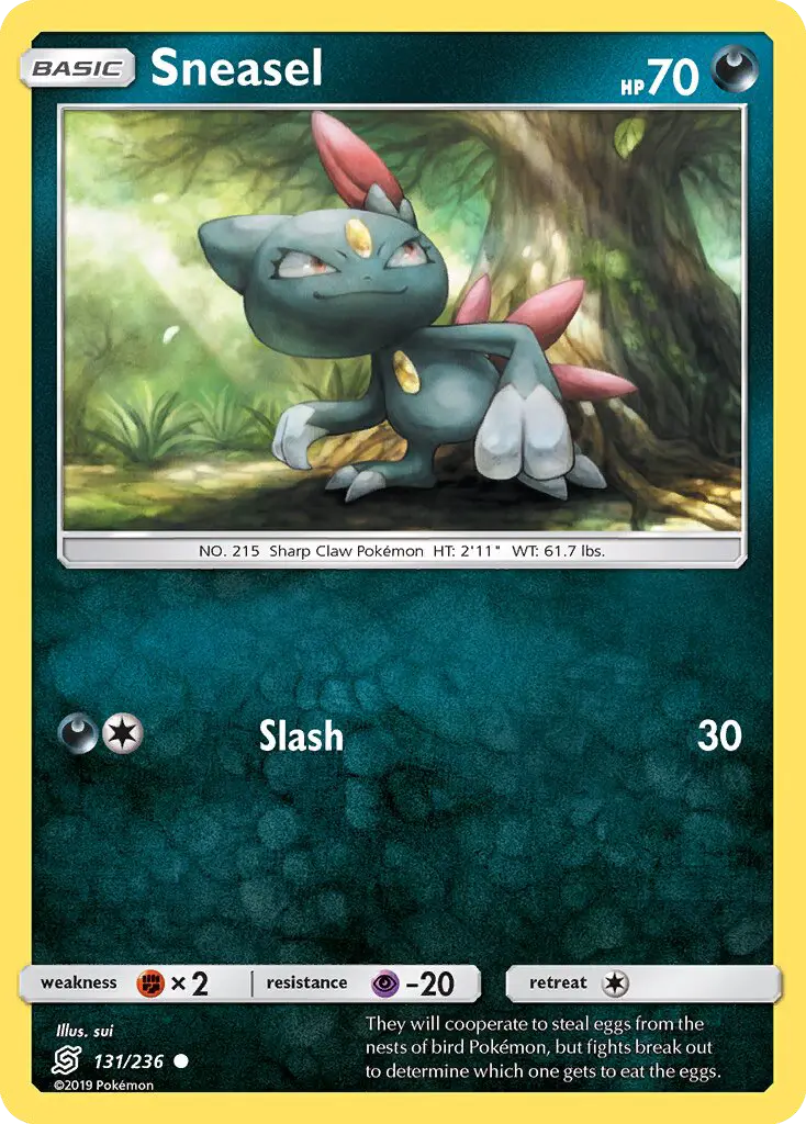 Sneasel — Unified Minds card #131