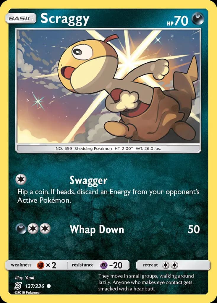 Scraggy — Unified Minds card #137