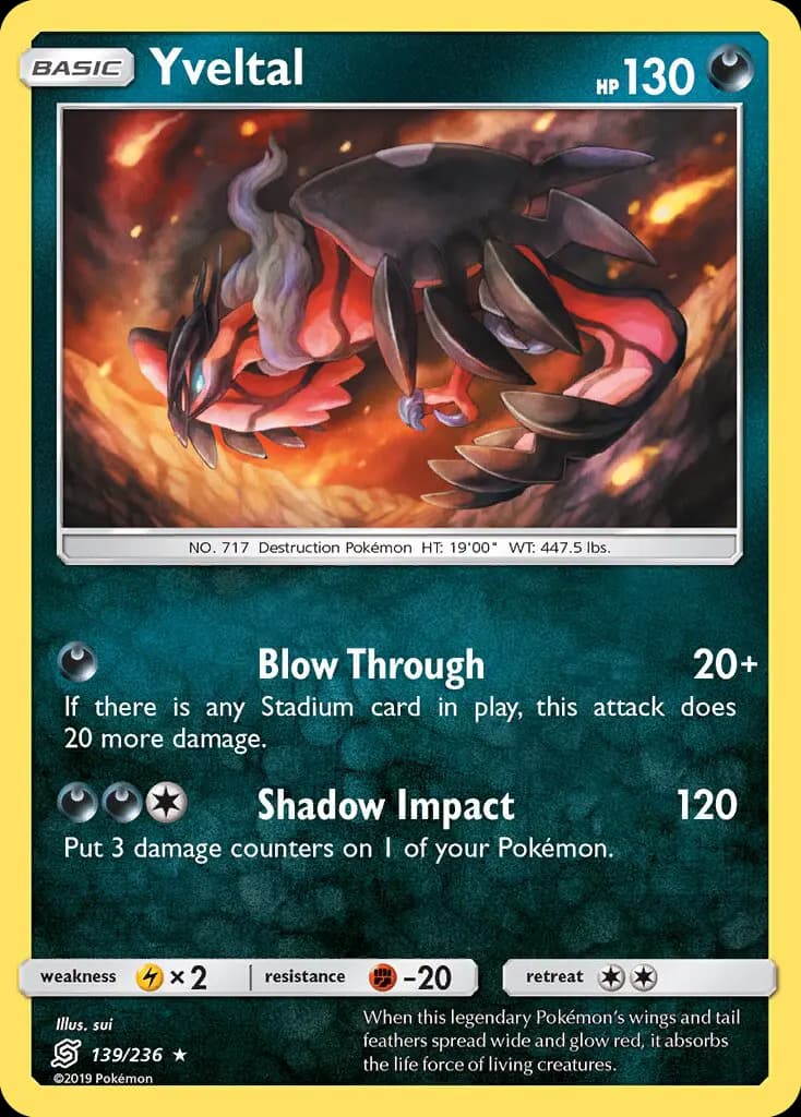 Yveltal — Unified Minds card #139