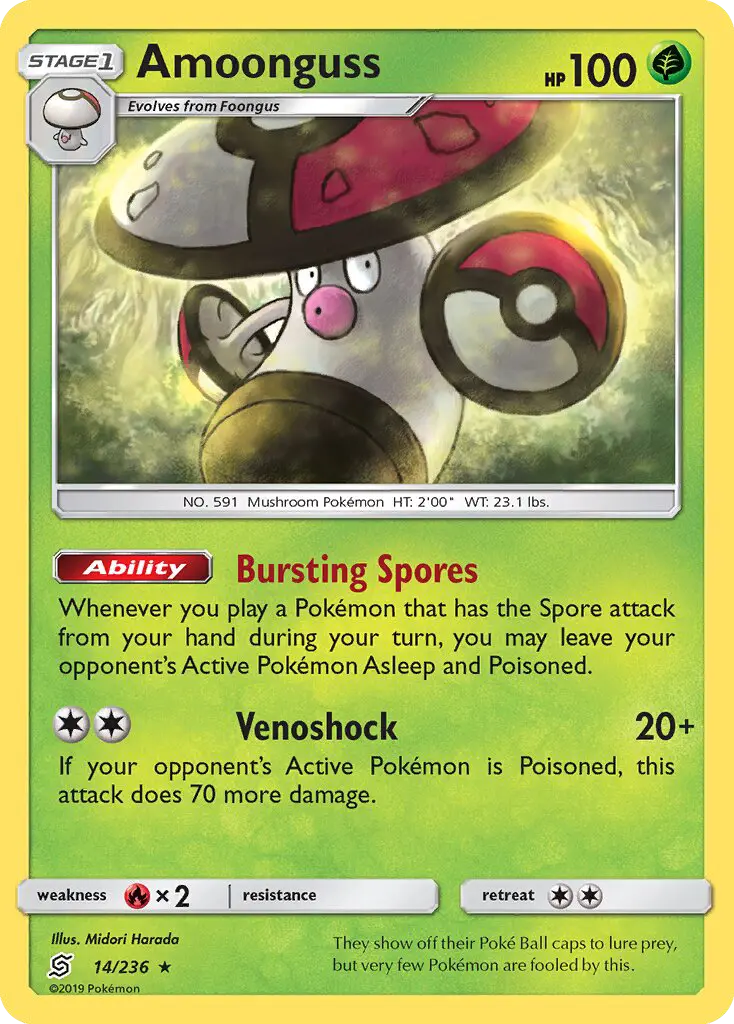 Amoonguss — Unified Minds card #14