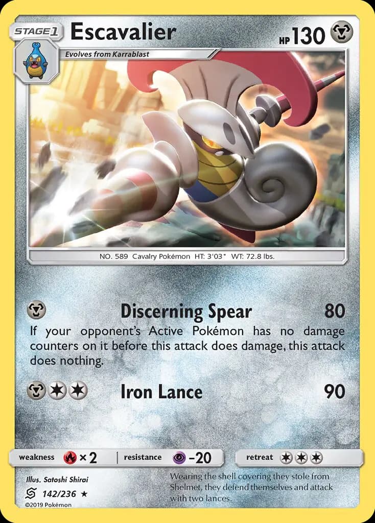 Escavalier — Unified Minds card #142
