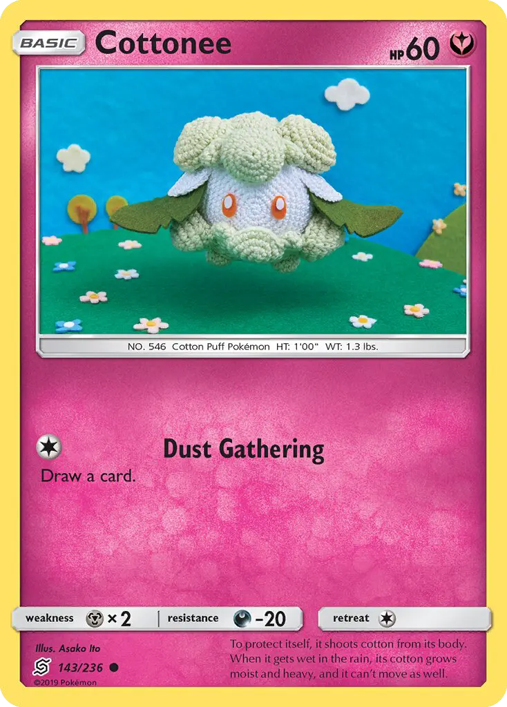 Cottonee — Unified Minds card #143