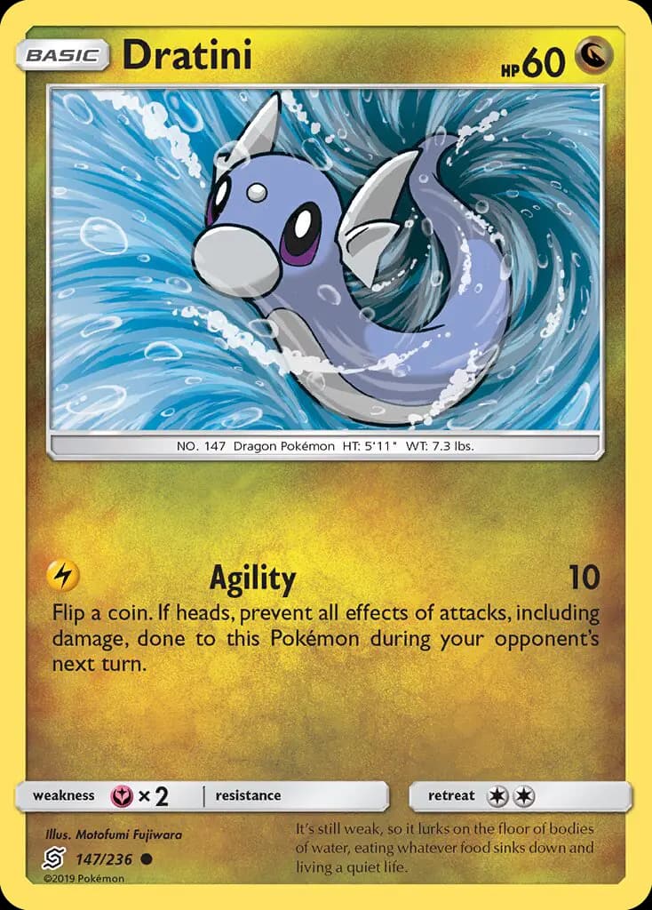 Dratini — Unified Minds card #147