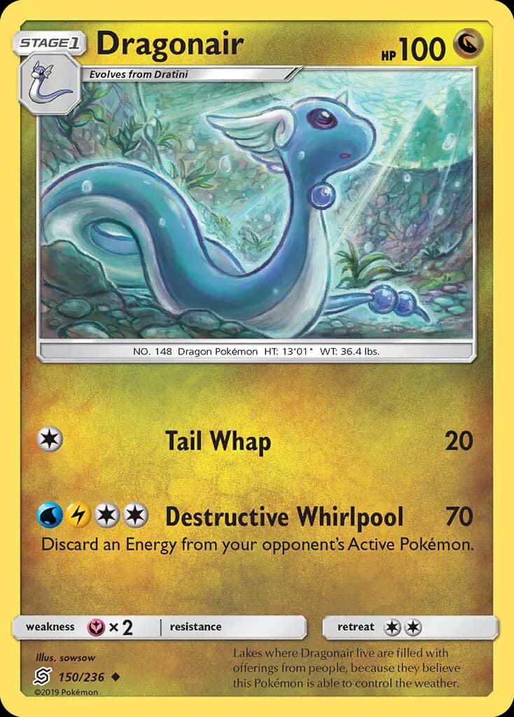 Dragonair — Unified Minds card #150